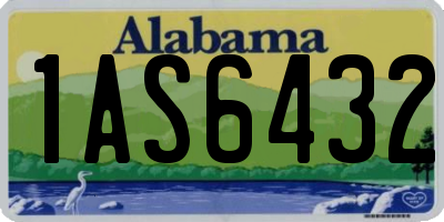 AL license plate 1AS6432