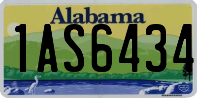 AL license plate 1AS6434