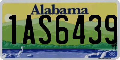 AL license plate 1AS6439
