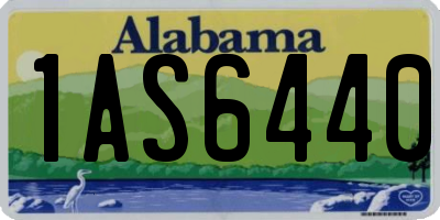 AL license plate 1AS6440