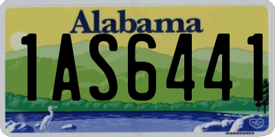 AL license plate 1AS6441