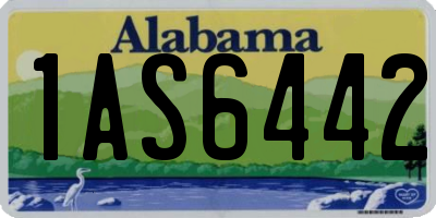 AL license plate 1AS6442