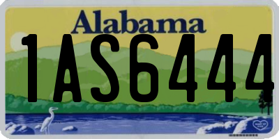 AL license plate 1AS6444