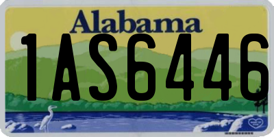 AL license plate 1AS6446