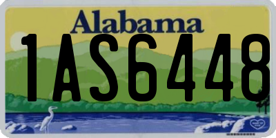 AL license plate 1AS6448