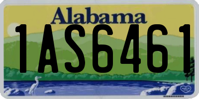 AL license plate 1AS6461