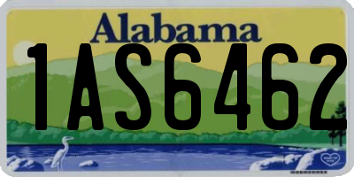 AL license plate 1AS6462