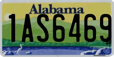 AL license plate 1AS6469