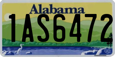 AL license plate 1AS6472