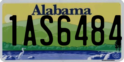 AL license plate 1AS6484