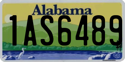 AL license plate 1AS6489