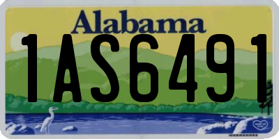 AL license plate 1AS6491