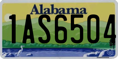 AL license plate 1AS6504