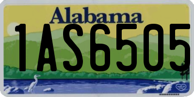 AL license plate 1AS6505