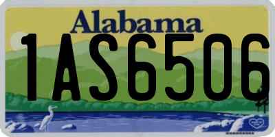 AL license plate 1AS6506