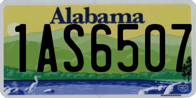 AL license plate 1AS6507