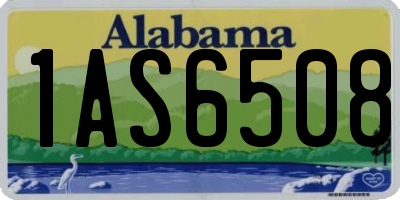 AL license plate 1AS6508