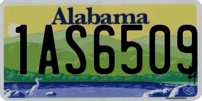 AL license plate 1AS6509