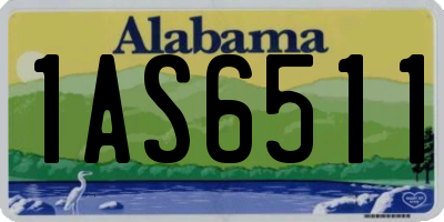 AL license plate 1AS6511