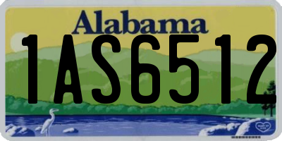 AL license plate 1AS6512