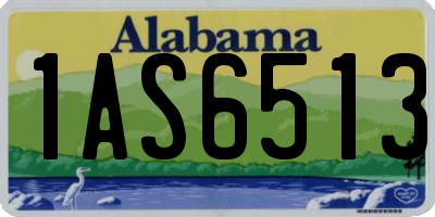 AL license plate 1AS6513