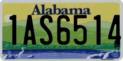 AL license plate 1AS6514