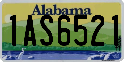 AL license plate 1AS6521