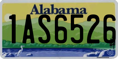 AL license plate 1AS6526