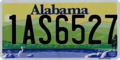 AL license plate 1AS6527