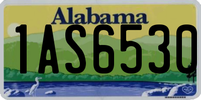 AL license plate 1AS6530