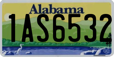 AL license plate 1AS6532