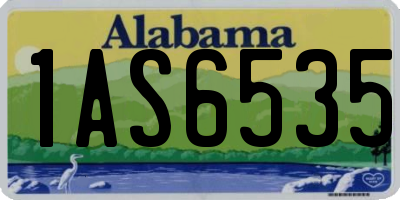 AL license plate 1AS6535