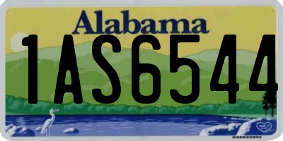 AL license plate 1AS6544