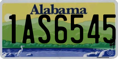 AL license plate 1AS6545