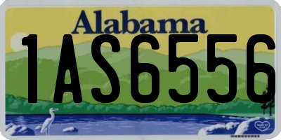 AL license plate 1AS6556