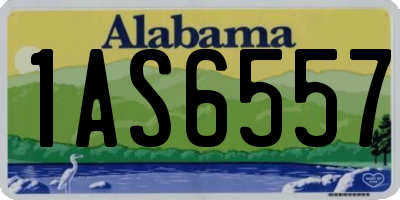 AL license plate 1AS6557