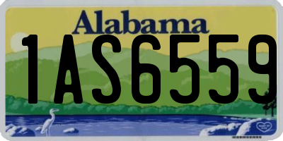 AL license plate 1AS6559