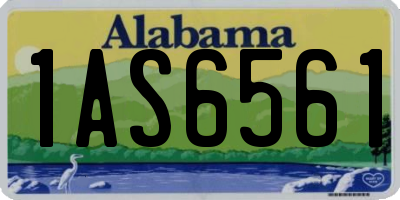 AL license plate 1AS6561