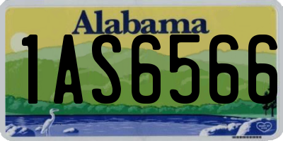 AL license plate 1AS6566