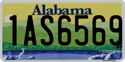AL license plate 1AS6569
