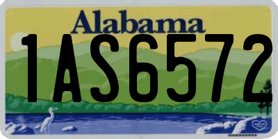 AL license plate 1AS6572