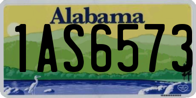 AL license plate 1AS6573