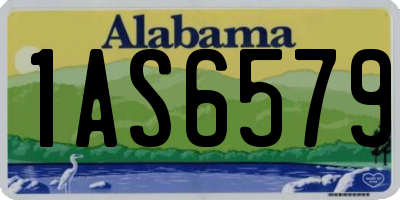 AL license plate 1AS6579