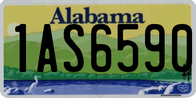 AL license plate 1AS6590