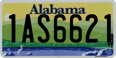 AL license plate 1AS6621
