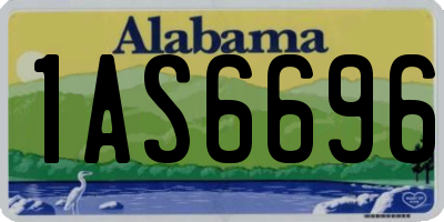 AL license plate 1AS6696