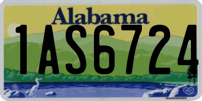 AL license plate 1AS6724
