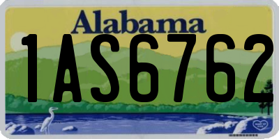 AL license plate 1AS6762