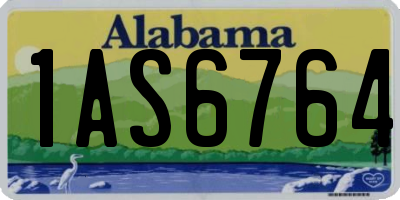 AL license plate 1AS6764
