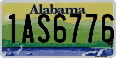 AL license plate 1AS6776